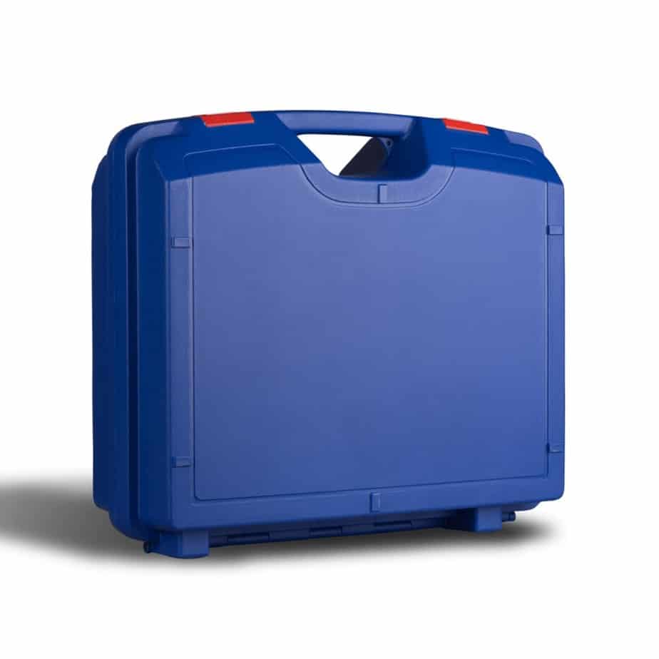 Kunststof koffer blauw